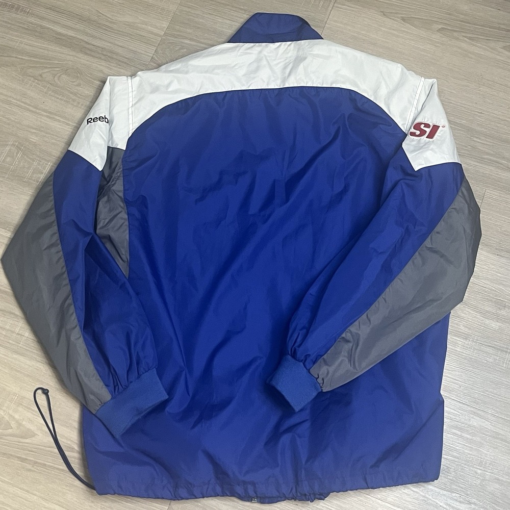 New York Giants Football Reebok SI NFL Team Apparel Jacket X-Large Windbreaker - Picture 7 of 10